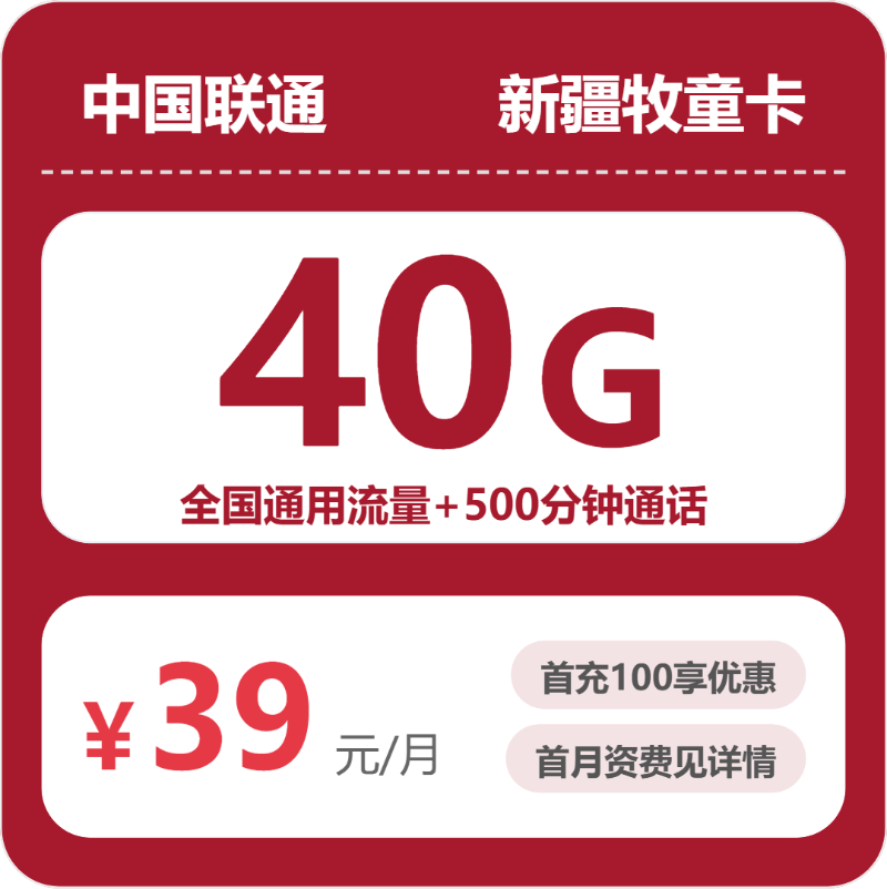 53163-联通新疆牧童卡封面图